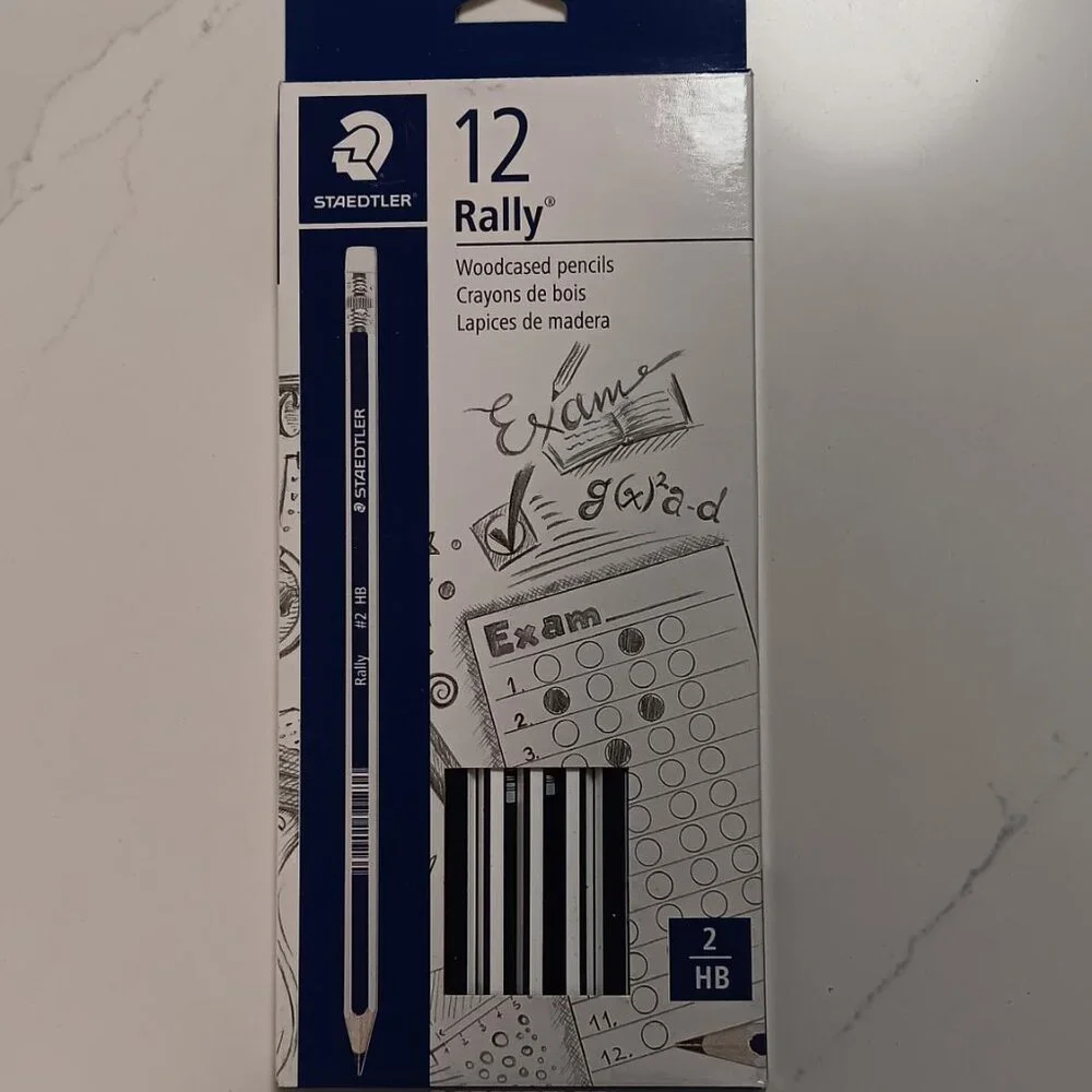 SCHOOL Supplies premium RALLY Pencils and Erasers NWOT